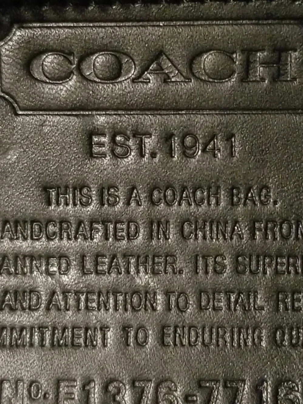 Coach Black Leather Duffel Bag for Men